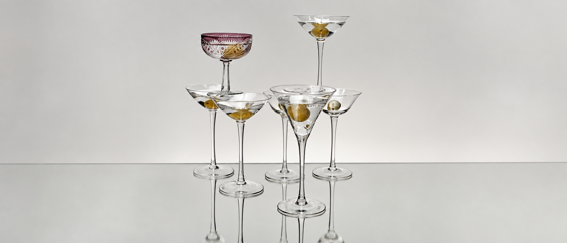 Felbrant colorful lowball glassware collection