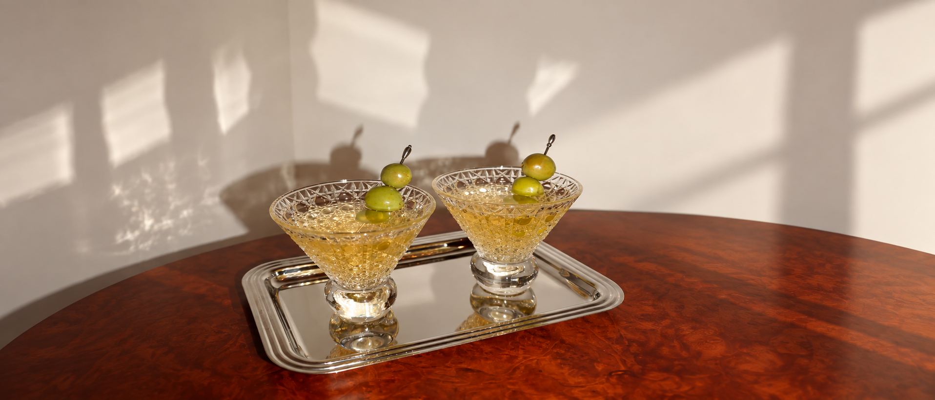 Felbrant glassware with a fresh drink